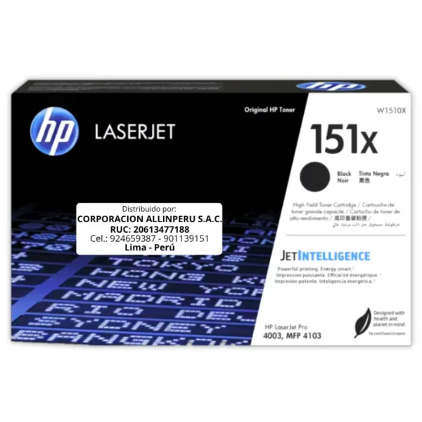 Toner HP Q7551X 51X LaserJet M3027 Negro 13.000 Páginas