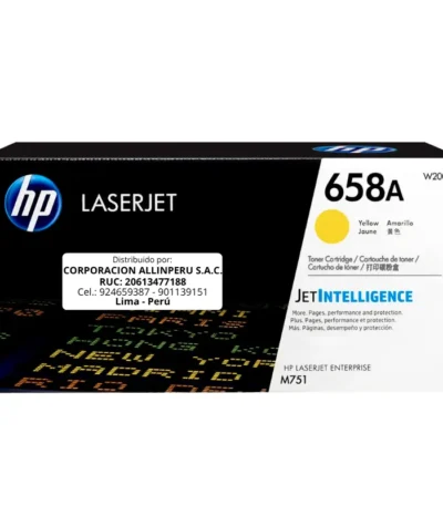 Toner HP W2002A (658A) LaserJet. M571 Amarillo 6