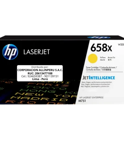 Toner HP W2002X (658X) LaserJet. M571 Amarillo 28