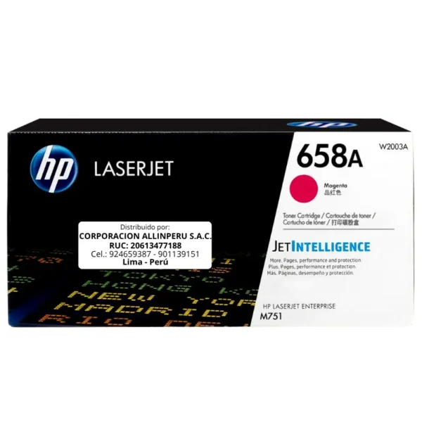 Toner HP W2003A (658A) LaserJet. M571 Magenta 6
