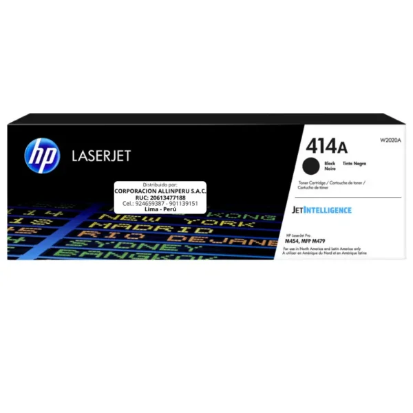 Toner HP W2020A 414A Negro 2.400 Páginas