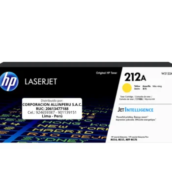 Toner HP W2122A 212A LaserJet. M555 Amarillo 4