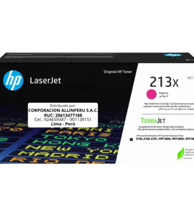 Toner HP W2133X 213X High Capacity Magenta  (6