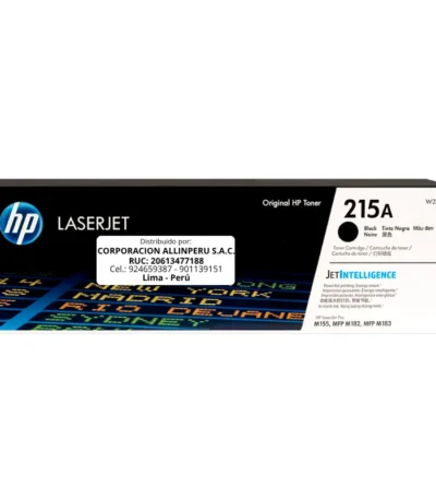 Toner HP W2310A 215A Negro M183FW  1.050 Páginas