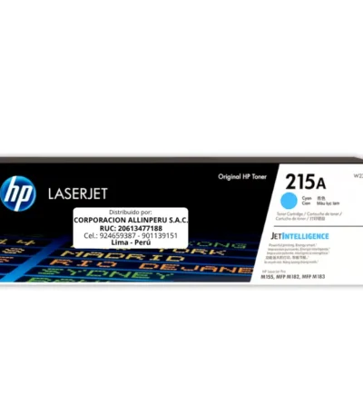 Toner HP W2311A 215A Cyan M183FW 850 Páginas