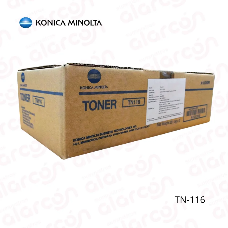Toner Konica Minolta TN-116 BizGub 184/185 11.000 PAGINAS