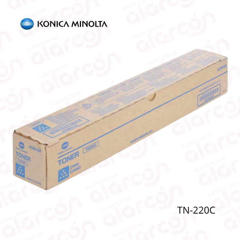 Toner Konica Minolta TN-220C CYAN BizGub C221/C281 25.000 PAG.
