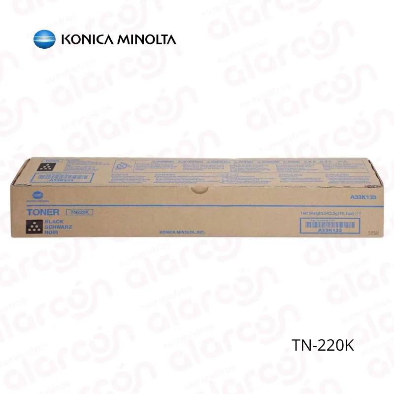 Toner Konica Minolta TN-220K BLACK BizGub C221/C281 29.000 PAG.