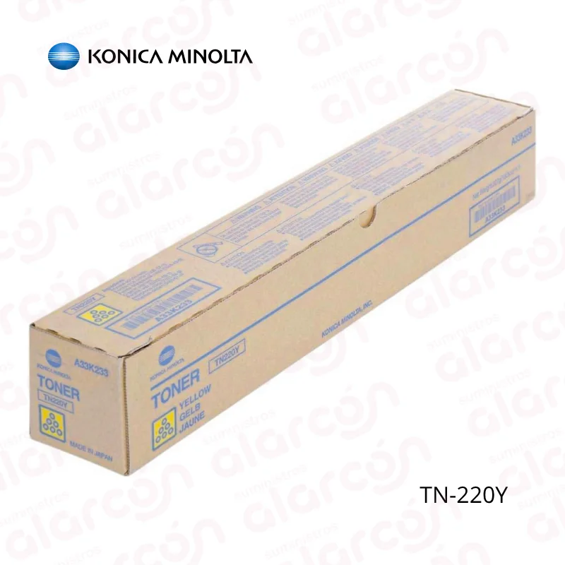 Toner Konica Minolta TN-220Y YELLOW BizGub C221/C281 25.000 PAG.