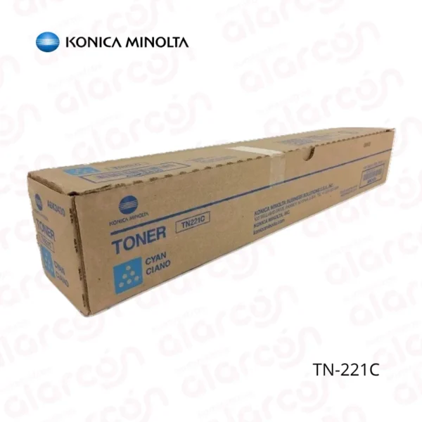Toner Konica Minolta TN221 Cyan A8K3230  BizGub C227