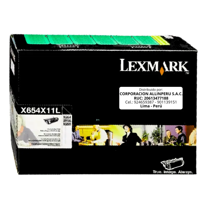 Toner Lexmark X654X11L Negro X654 - 36000 Páginas Original