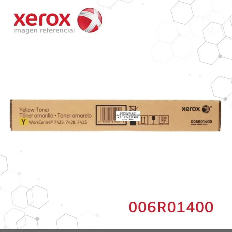 Toner Xerox 006R01400 Amarillo 15K Workcentre 7428, 7435, 7445 Alta capacidad