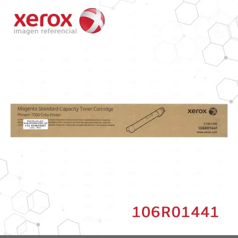 Toner Xerox 106R01441 Magenta 9.6K Phaser 7500 Capacidad estandar