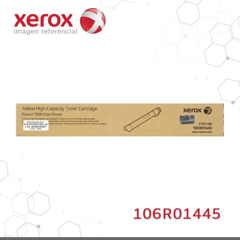 Toner Xerox 106R01445 Amarillo 17.8K Phaser 7500 Alta capacidad