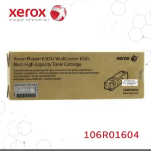 Toner Xerox 106R01604 Negro 3K WorkCentre 6500, Phaser 6505 Capacidad estandar