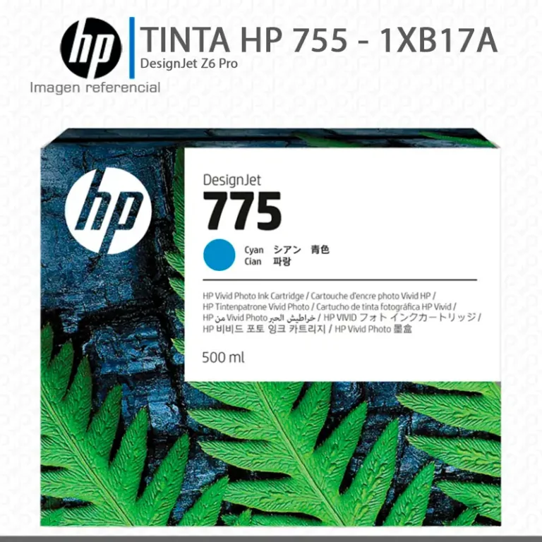 Tinta 775 HP 1XB17A Cyan DesignJet Z9 500-ML