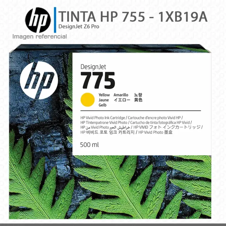 Tinta 775 HP 1XB19A Amarillo DesignJet Z9 500-ML