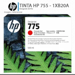 Tinta 775 HP 1XB20A Rojo Monocromático DesignJet Z9 500-ML