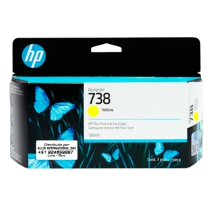 Tinta HP 738 Amarillo 130ml – Modelo 498N7A