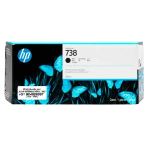 Tinta HP 738 negro 300ml – Modelo 498N8A