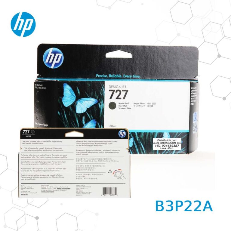 Pack de Tinta HP 727 130ML para Designjet T1500, T2500
