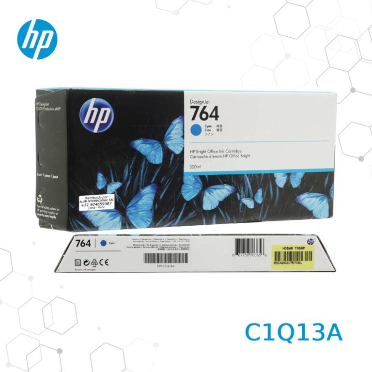 Cartucho de Tinta HP 764 Cian C1Q13A, 300 ML