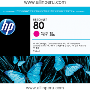 Tinta HP® 80 Magenta C4847A, 350Ml