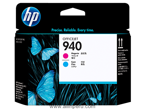 Cabezal HP 940 Cyan & Magenta C4901A, 150,000 Pag