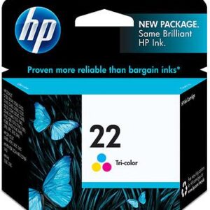 Tinta HP® 22 Tricolor C9352AL, 170 Páginas