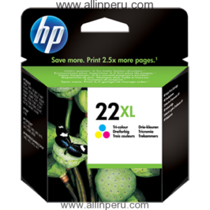 Tinta HP® 22XL Tricolor C9352CL, 415 Páginas