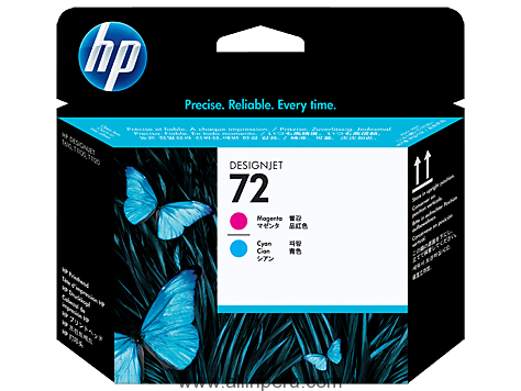 Cabezal HP 72 Magenta & Cyan C9383A