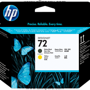 Cabezal HP 72 Matte Black & Yellow C9384A