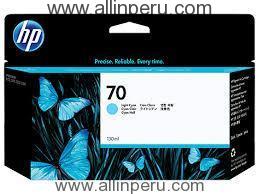 Tinta HP® 70 Light Cyan C9390A, 130-ML