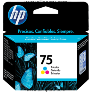Tinta HP® 75 Tricolor CB337WL,170 Páginas