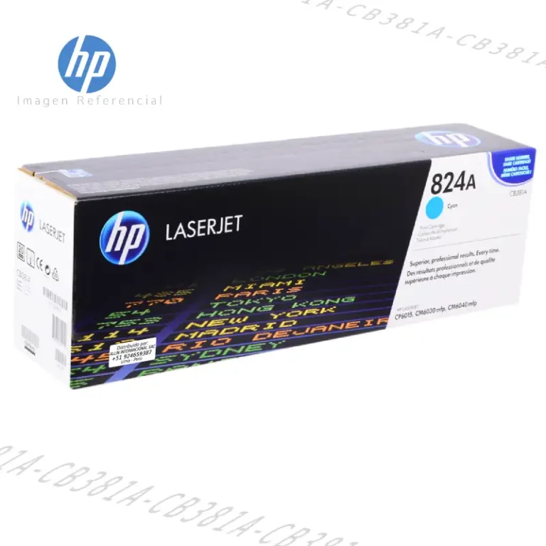 Toner HP 824A Cian