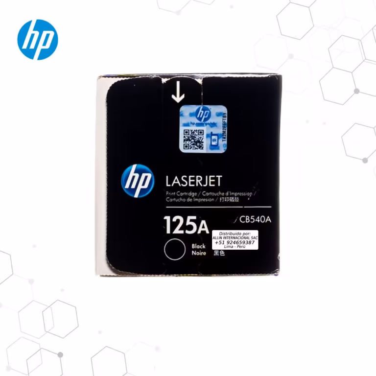 Toner HP 125A Negro CB540A LaserJet CP1215 CP1518 CM1312