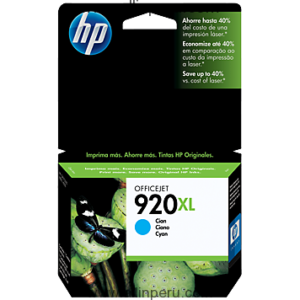 Tinta HP® 920XL Cyan CD972AL, 700 Páginas