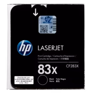 Toner HP 83X Negro CF283X para LaserJet Pro M201 M225