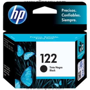 Tinta HP® 122 Negro CH561HL, 120 Páginas