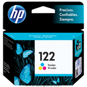 Tinta HP® 122 Tricolor CH562HL, 100 Páginas