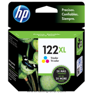 Tinta HP® 122XL Tricolor CH564HL, 330 Páginas