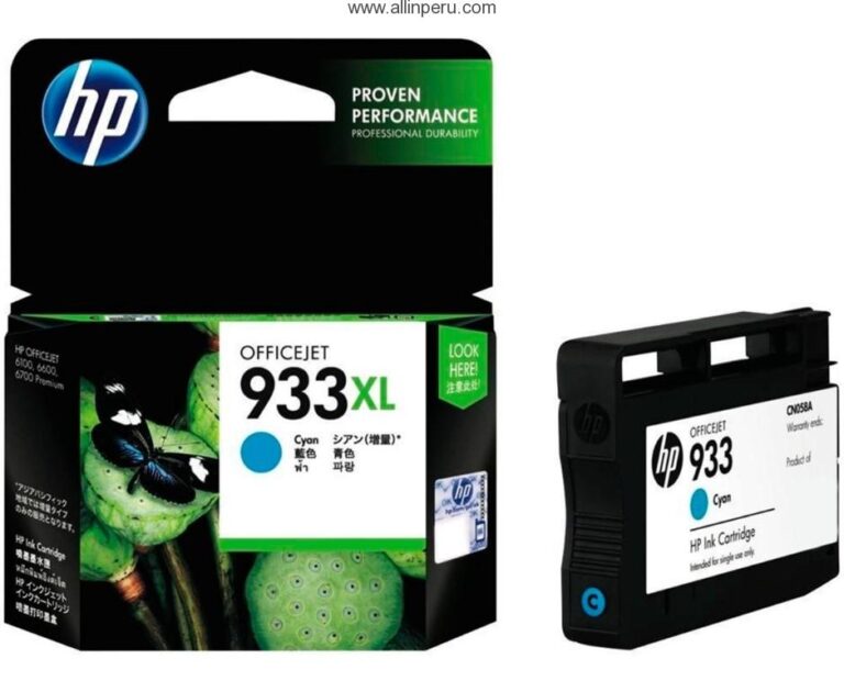 Tinta HP® 933XL Cyan CN054AL, 825 Páginas