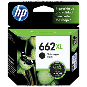 Tinta HP® 662XL Negro CZ105AL, 360 Páginas