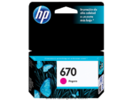 Tinta HP® 670 Magenta CZ115AL, 300 Páginas