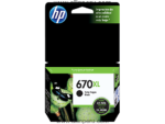 Tinta HP® 670XL Negro CZ117AL, 550 Páginas