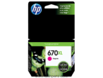 Tinta HP® 670XL Magenta CZ119AL, 750 Páginas