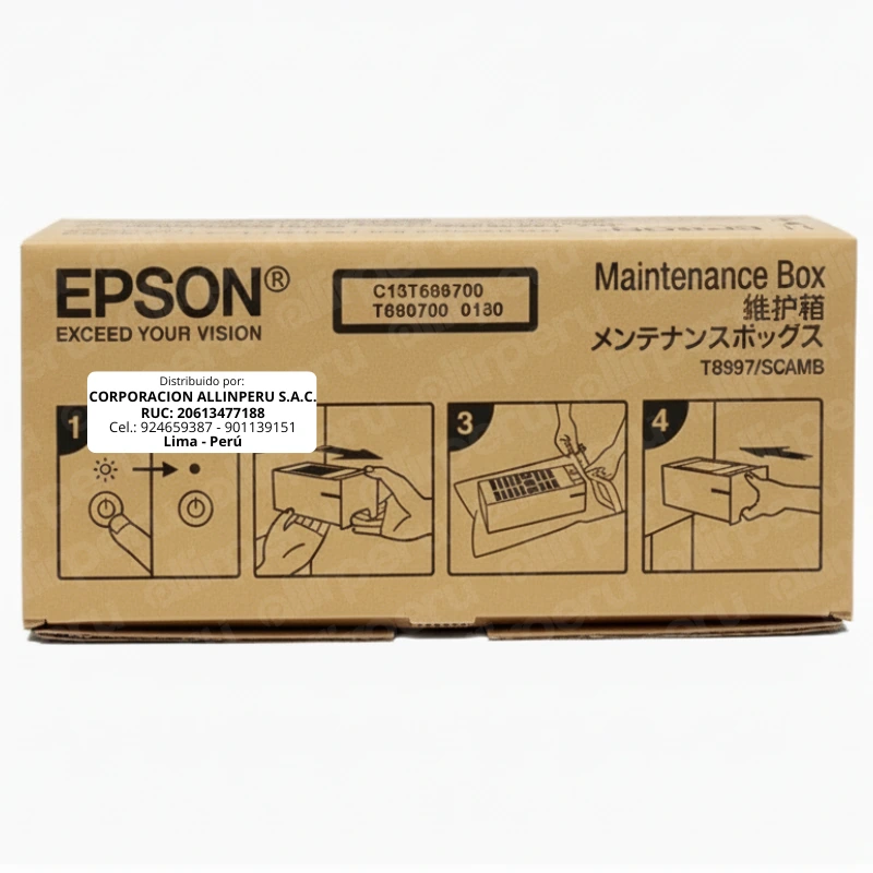 Caja De Mantenimiento Epson T699700-SC9CMB SureColor SC-P6000 P7000 P8000 P9000
