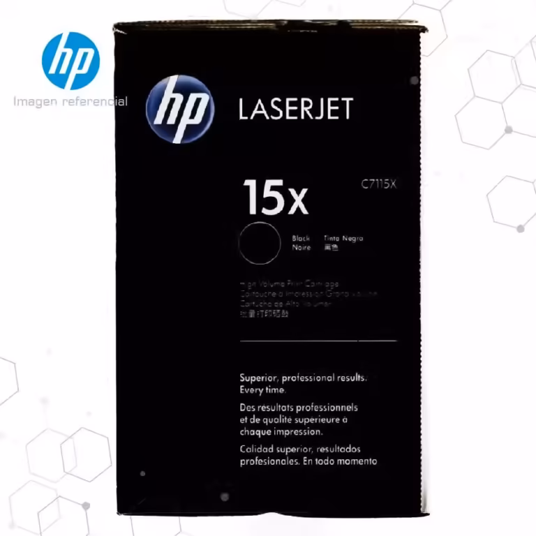 Toner HP 15X Negro C7115X para LaserJet 1200 3300 3310 3320 3330 3380
