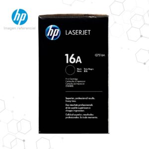 Toner HP 16A Negro Q7516A para LaserJet 5200