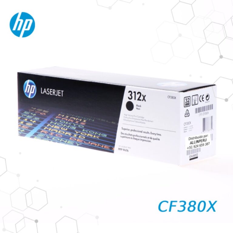 Toner HP 312X Negro CF380X para LaserJet Pro M476